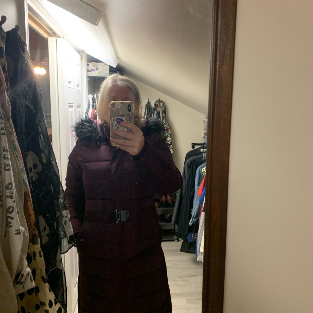 Knee Length, Belted Winter Jacket - image 2